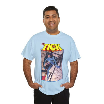 The Tick T-Shirt - Ben Edlund Creation - Popular 1980s Superhero
