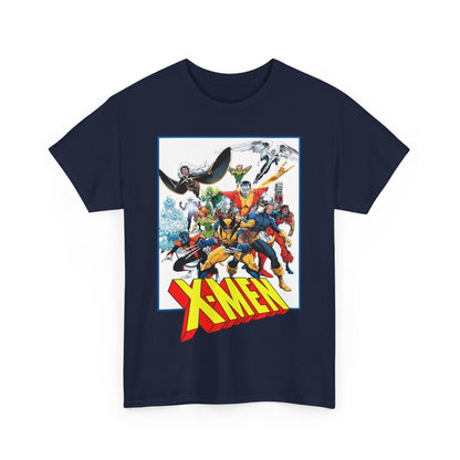 X-Men T-Shirt - Classic Arthur Adams Art - Marvel Comics - Wolverine, Colossus, Storm, Cyclops, Nightcrawler, Iceman