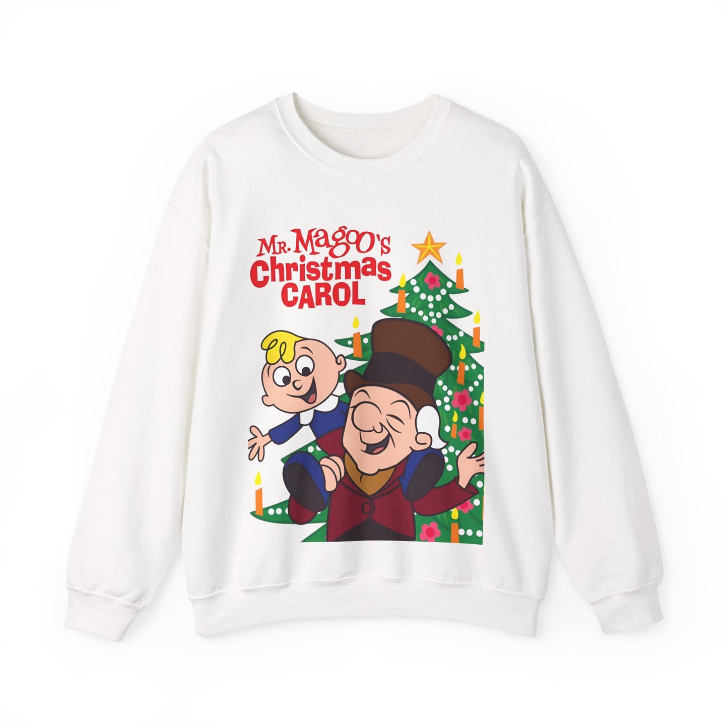 Mr. Magoo's Christmas Carol Crewneck Sweatshirt - UPA 1960s TV Holiday Special