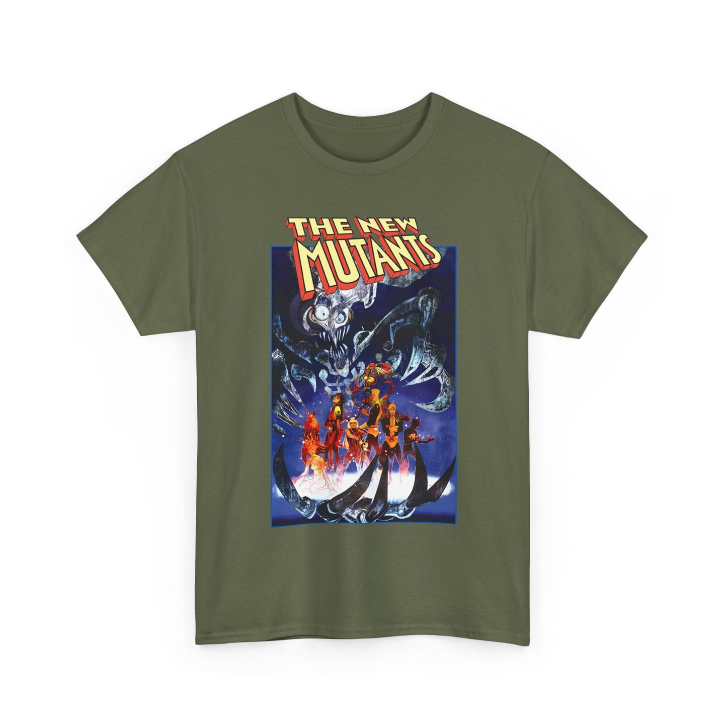 New Mutants T-Shirt - Bill Sienkiewicz Art - War Children Cover - Warlock, Magik, Wolfsbane, Cannonball, Cypher, Mirage, Karma, Sunspot - Marvel Comics