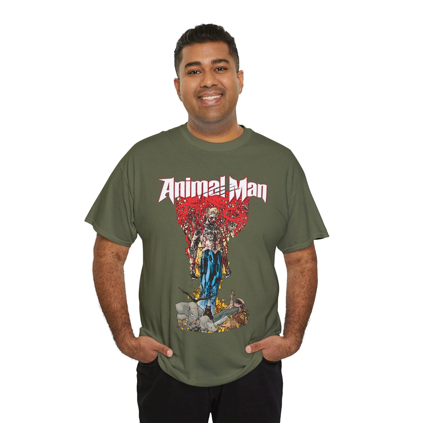 Animal Man T-Shirt - Travel Foreman Art - Buddy Baker - New 52 - DC Comics