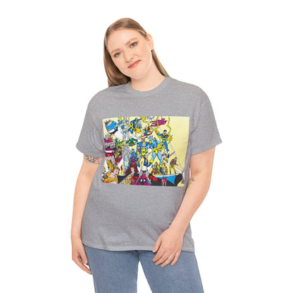 Who's Who in the DC Universe T-Shirt - George Perez Art - Black Lightning, Black Orchid - #3 Cover Art - DC Comics
