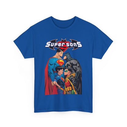Super Sons T-Shirt - Jorge Jimenez Art - Superman, Batman, Jon Kent, Damian Wayne - DC Comics - Sons of Superman & Batman