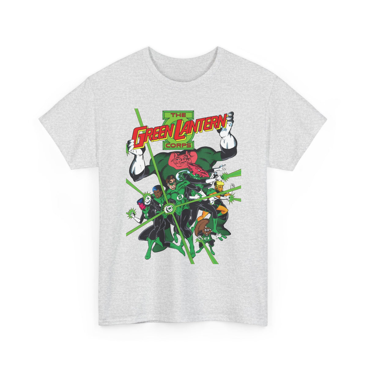 Green Lantern Corps T-Shirt - Joe Staton Art - Hal Jordan, John Stewart, Katma Tui, Arisia, Kilowog - DC Comics