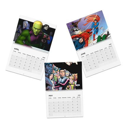 Legion of Super-Heroes Calendar (2026) - Superboy, Cosmic Boy, Saturn Girl - DC