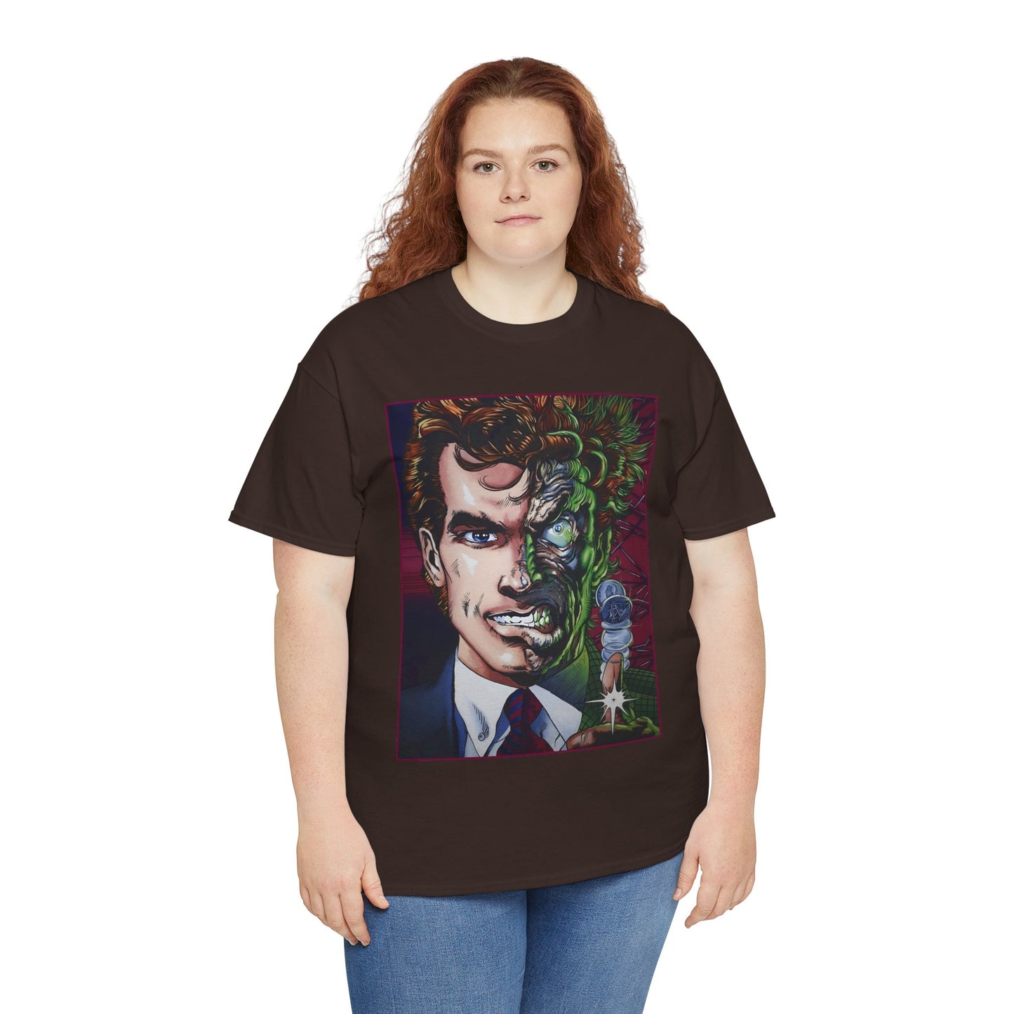 Two Face T-Shirt - Neal Adams Art - DC Comics