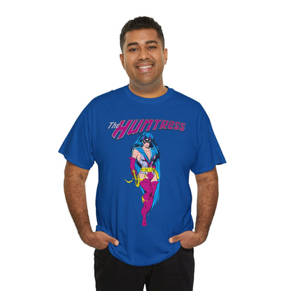Huntress T-Shirt - Joe Staton Art - Helena Wayne, Daughter of Earth 2 Batman & Catwoman - Pre-Crisis JSA Member - DC Comics