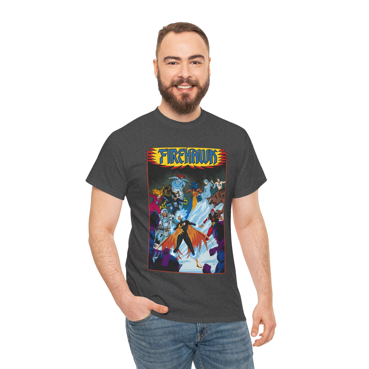 Firehawk T-Shirt - Rafael de Latorre Art - Fury of Firestorm Cover Art - DC Comics