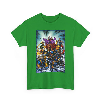 X-Men Revolution T-Shirt - Arthur Adams Art - Jean Grey, Storm, Wolverine, Cable, Rogue, Beast, Colossus, Gambit, Nightcrawler, Psylocke, Thunderbird III - Marvel Comics