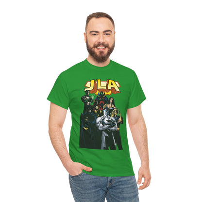 JLA T-Shirt - Howard Porter Art - Superman, Batman, Wonder Woman, Flash - DC Comics