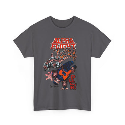 Puck T-Shirt - John Byrne Art - Alpha Flight Member - Marvel Comics