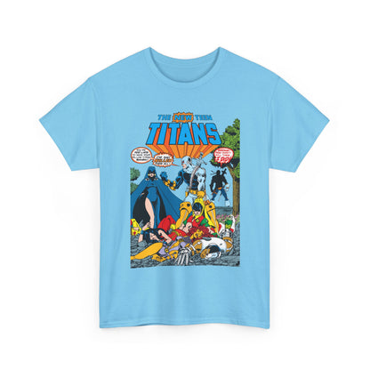New Teen Titans T-Shirt - George Perez Art - #2 Cover Art - Deathstroke & Ravager - DC Comics