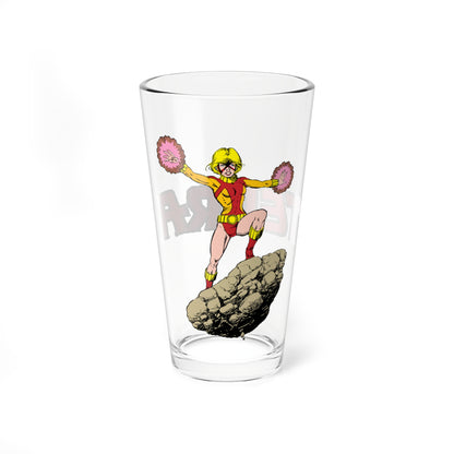 Terra Pint Glass, 16oz - George Perez Art - New Teen Titans - 1980s DC Comics