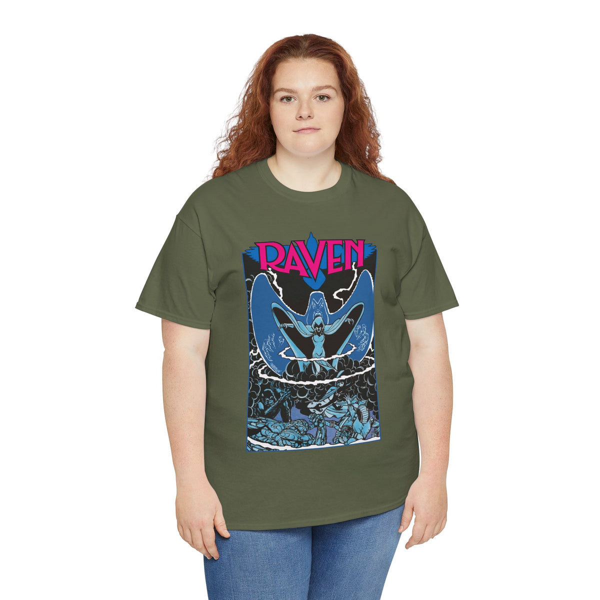 Raven T-Shirt - George Perez Art - New Teen Titans, Trigon - DC Comics