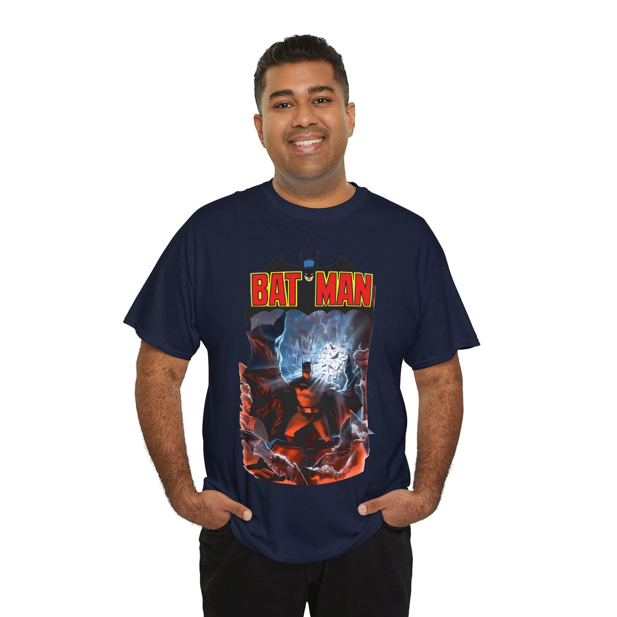 Batman T-Shirt - Alex Ross Art - Dark Knight Detective - Gotham Protector - DC Comics