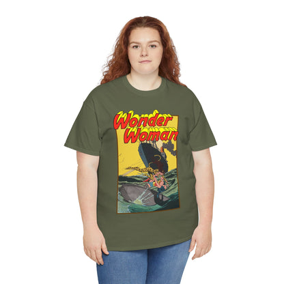 Wonder Woman Vs Cheetah T-Shirt - Rich Buckler & Dan Giordano Art - DC Comics