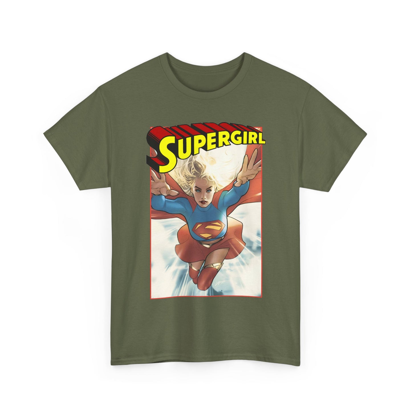 Supergirl T-Shirt - Pablo Villalobos Art - Kara Zor-El - Upcoming Summer 2026 Movie - DC Comics