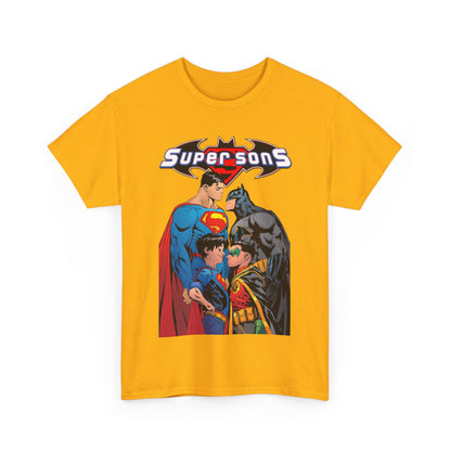 Super Sons T-Shirt - Jorge Jimenez Art - Superman, Batman, Jon Kent, Damian Wayne - DC Comics - Sons of Superman & Batman
