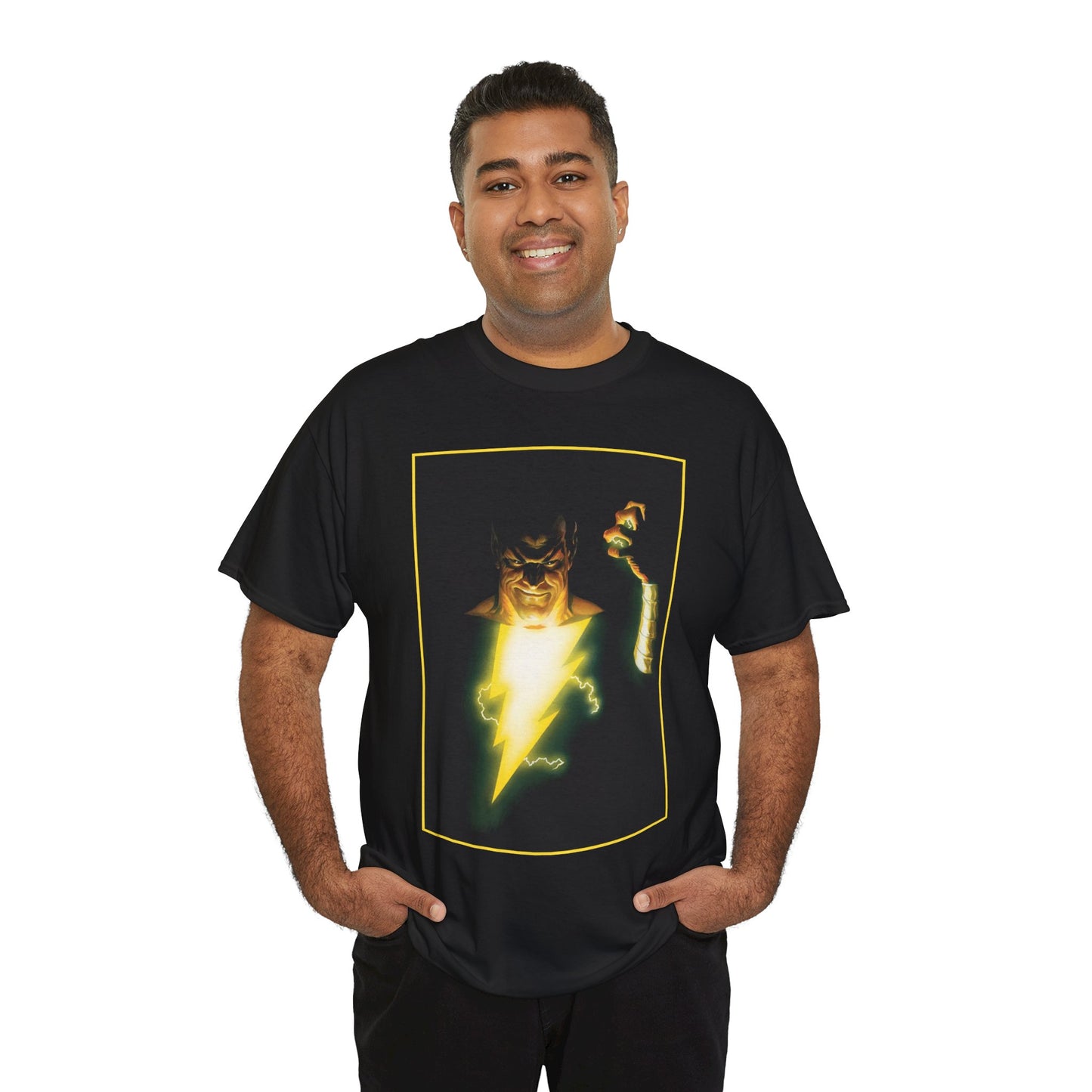 Black Adam T-Shirt - Alex Ross Art - JSA Cover Art - Shazam Family Foe - DC Comics