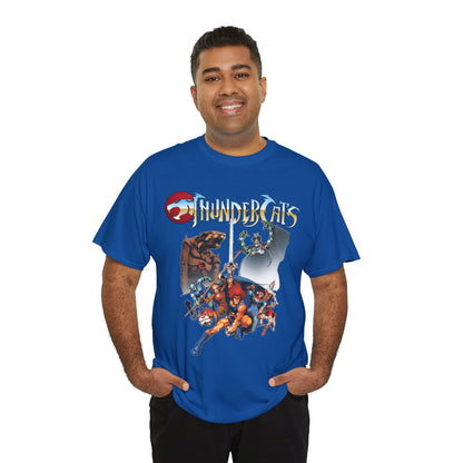 Thundercats T-Shirt - Lion-O, Panthro, Cheetara, Tygra, Snarf, WilyKit and WilyKat, Mumm-Ra