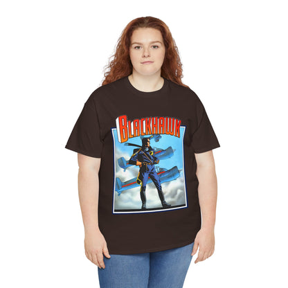 Blackhawk T-Shirt - Howard Chaykin Art - World War II Anti-Nazi Ace Pilots - DC Comics