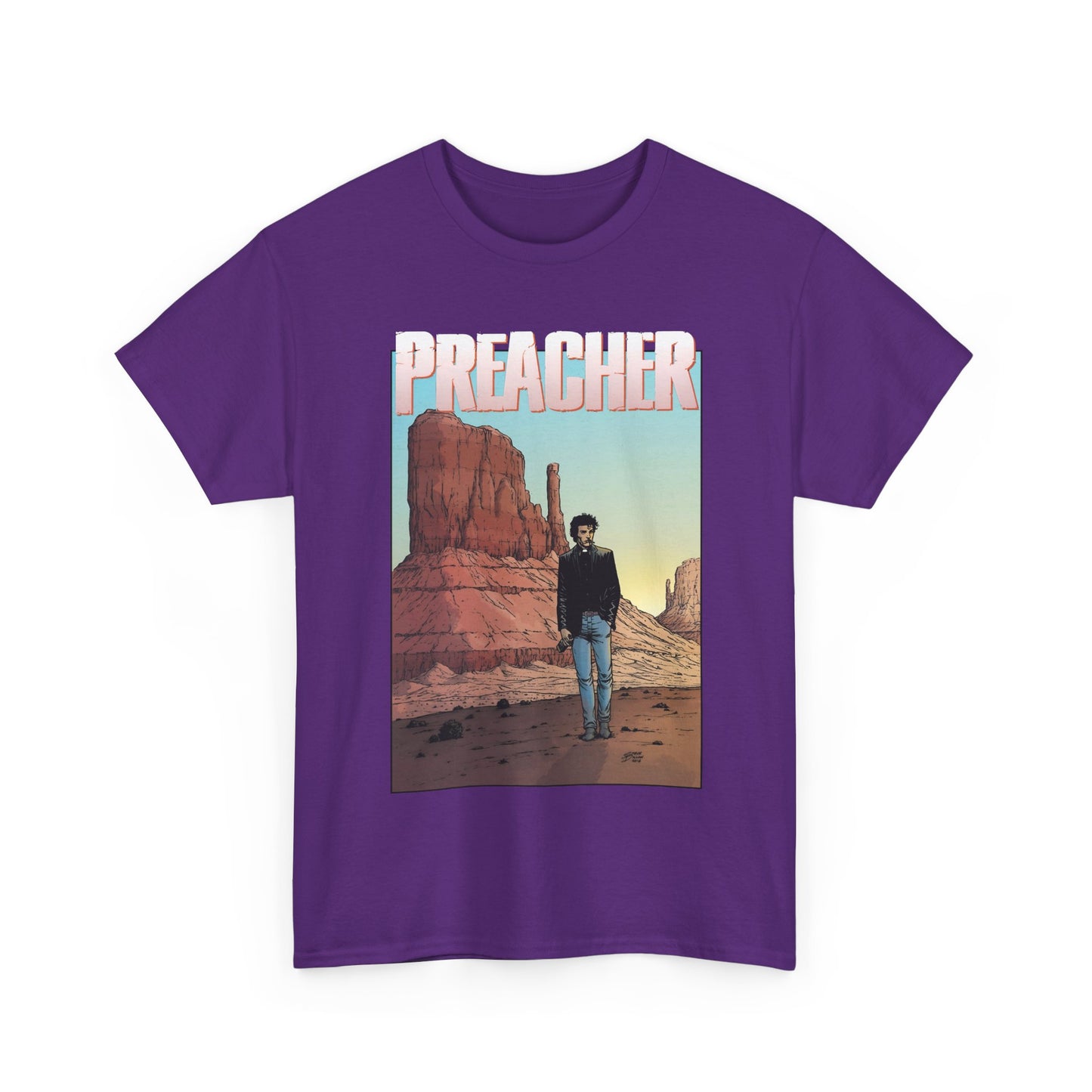 Preacher T-Shirt - Glenn Fabry Art - DC/Vertigo Comics