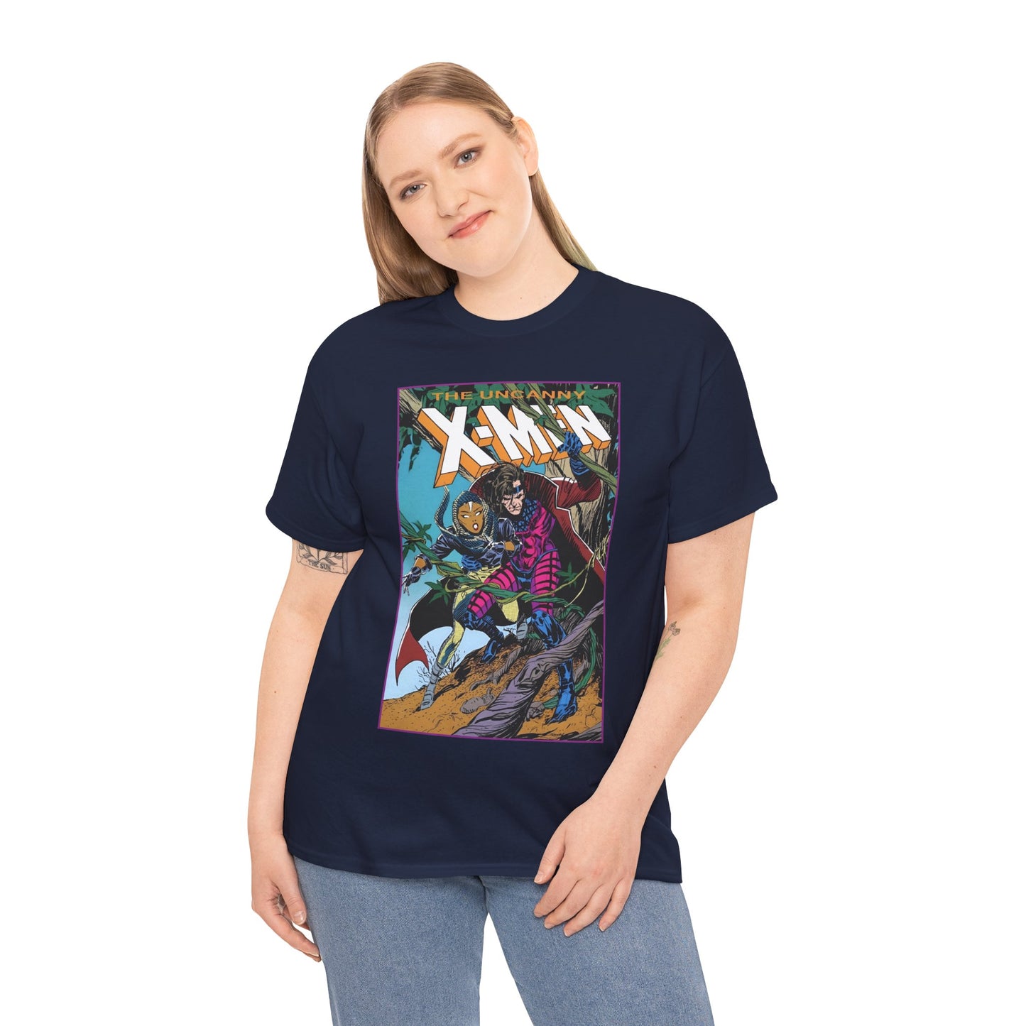 Uncanny X-Men T-Shirt - Andy Kubert Art - Storm & Gambit - #226 Cover - Marvel Comics