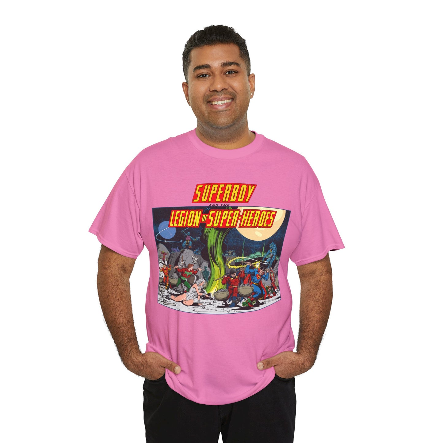 Superboy & Legion of Super-Heroes T-Shirt - Jim Starlin Art - DC Comics