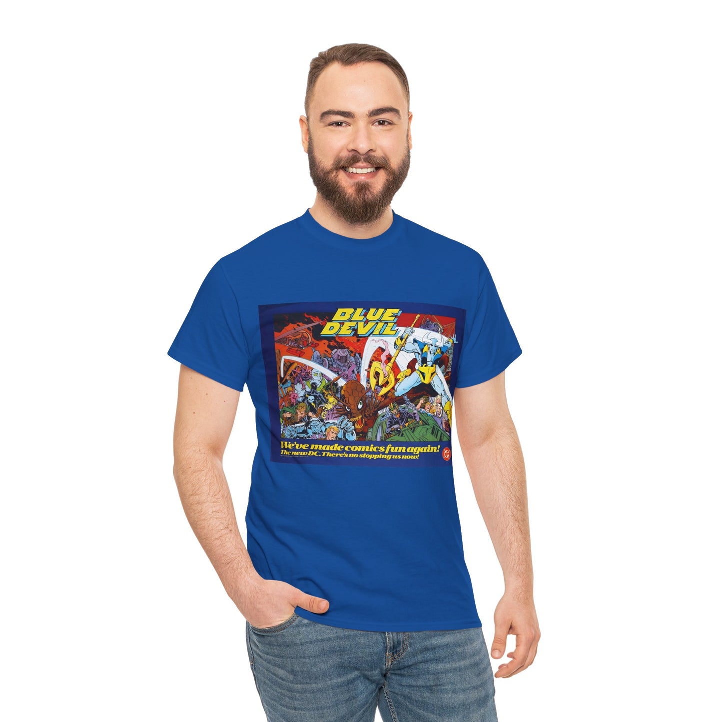 Blue Devil Ad T-Shirt - DC Comics