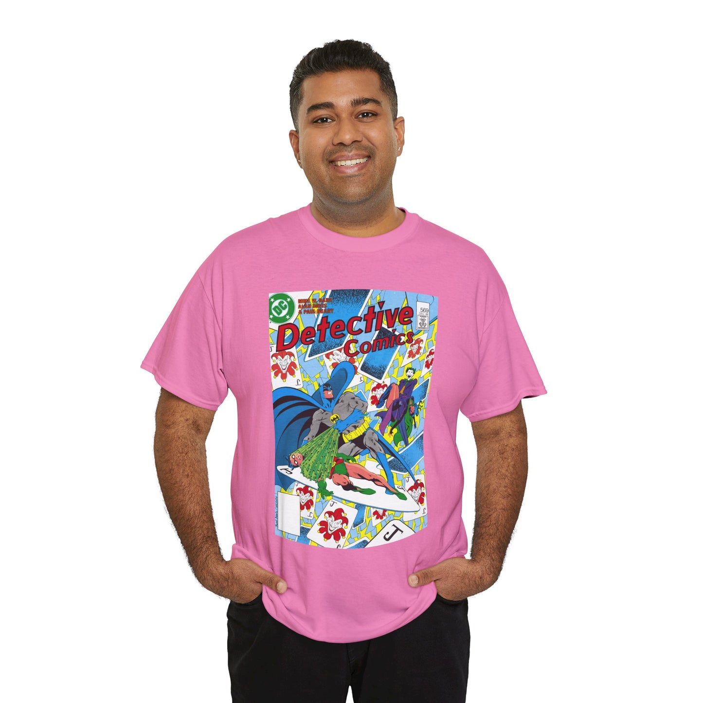 Detective Comics #569 T-Shirt - Alan Davis Art - Batman, Robin, Joker, Catwoman - DC Comics