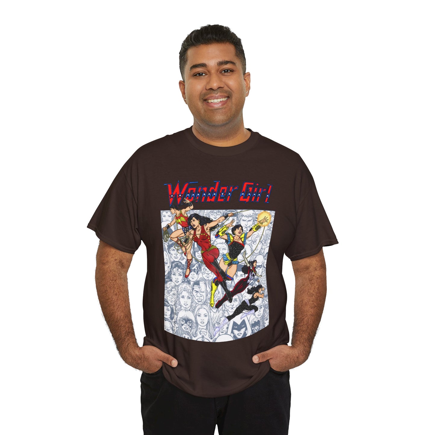 Wonder Girl T-Shirt - Alternate Logo - George Perez Art - DC Comics