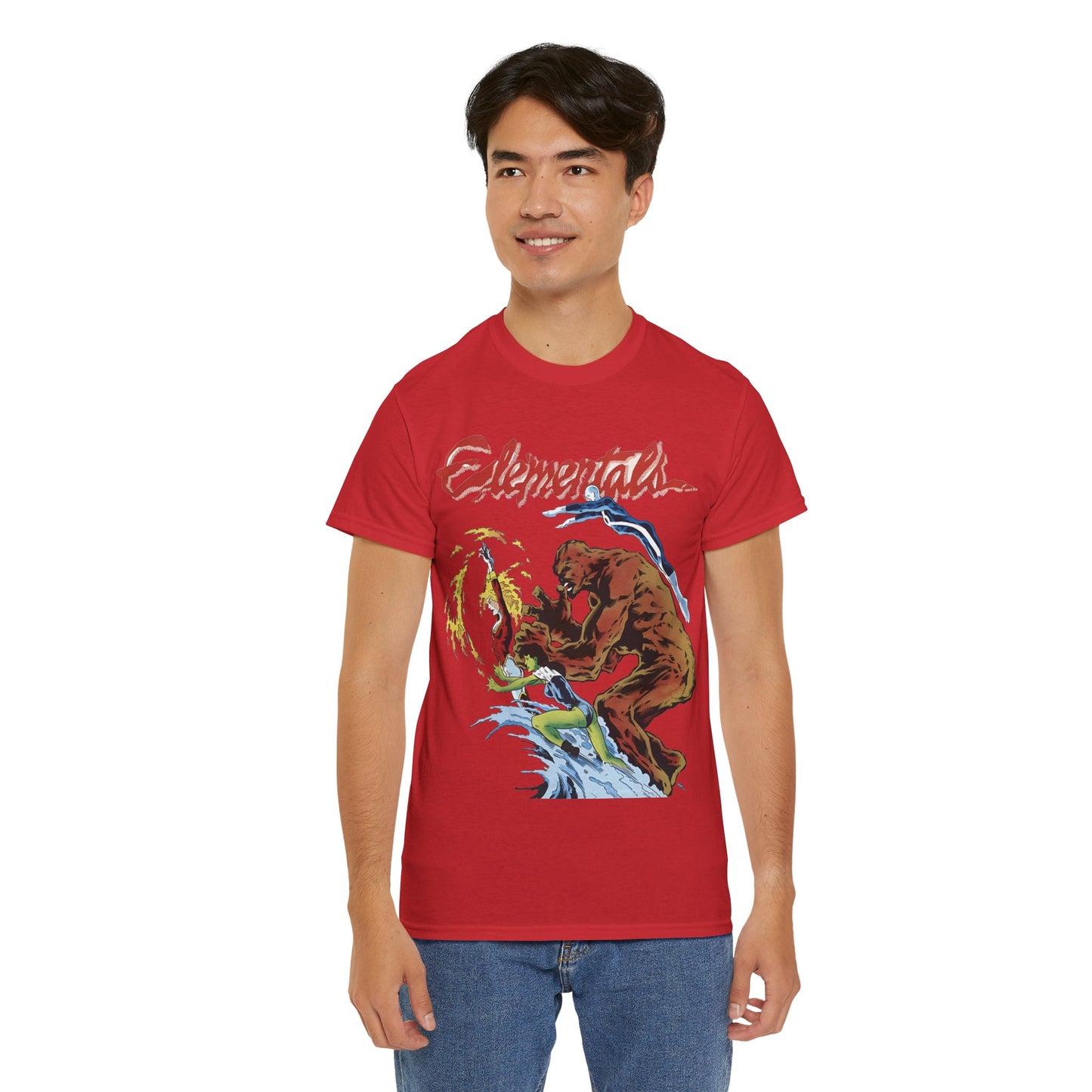 Elementals T-Shirt - Morningstar, Vortex, Fathom, Monolith - Comico Comics