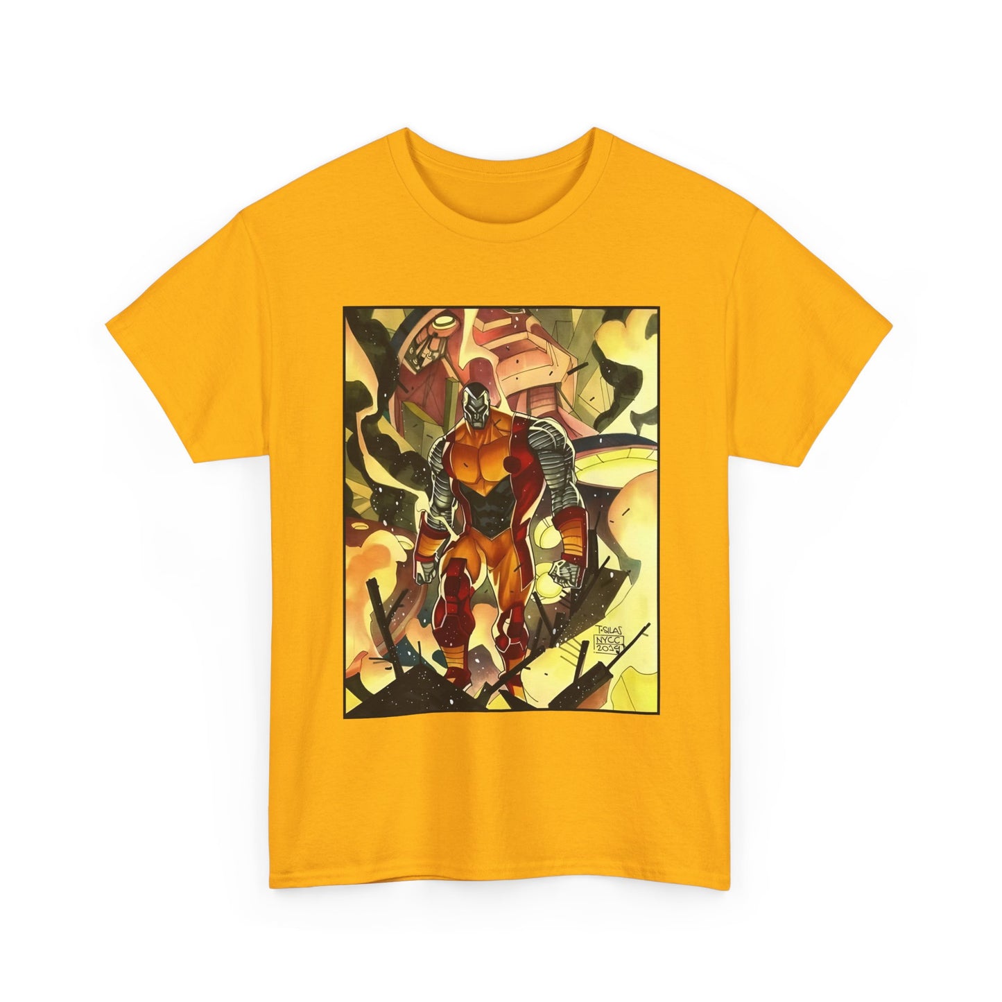 Colossus T-Shirt - Fighting a Sentinel - Marvel Comics