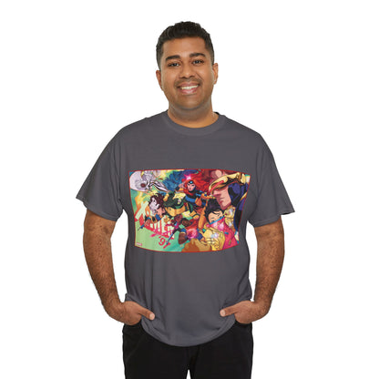 X-Men '97 T-Shirt - Russell Dauterman Art - Cyclops, Jean Grey, Rogue, Storm, Jubilee, Beast, Gambit, Bishop, Wolverine - Marvel Comics