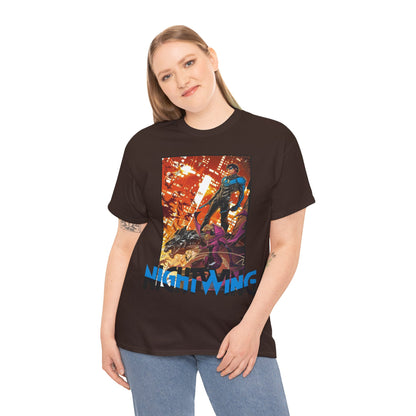 Nightwing & Spoiler T-Shirt - Jonboy Meyers Art - Gotham City & Bludhaven - DC Comics