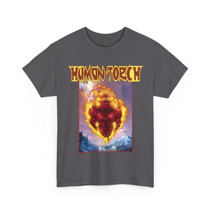 Human Torch T-Shirt - Howard Porter Art - Marvel Comics