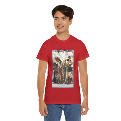 DC: The New Frontier T-Shirt - Darwyn Cooke Art - Superman, Wonder Woman, Flash, Batman - DC Comics