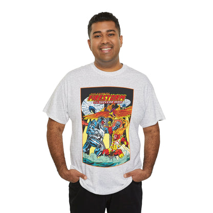 Fury of Firestorm T-Shirt - DC Comics - Firehawk, Tokamak - Annual #1 Art