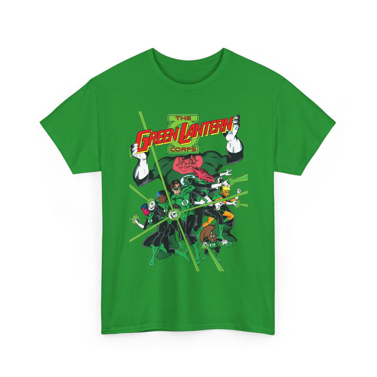 Green Lantern Corps T-Shirt - Joe Staton Art - Hal Jordan, John Stewart, Katma Tui, Arisia, Kilowog - DC Comics