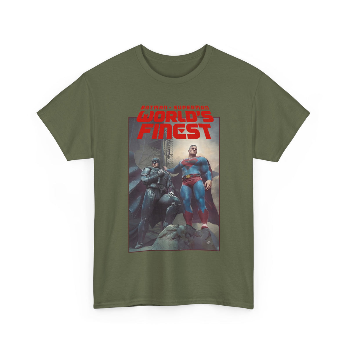 Batman Superman World's Finest T-Shirt - Björn Barends Art - #20 Variant Cover Art - DC Comics