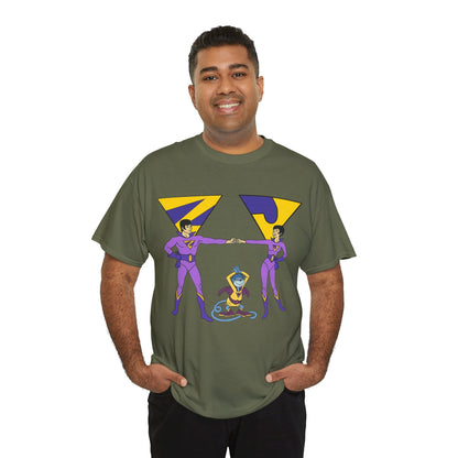 Wonder Twins T-Shirt - Super Friends - Zan & Jayna - Hanna-Barbera Cartoon - DC Comics