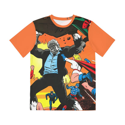Justice Society of America All Over Print Tee (Polyester) - Wally Wood Art - DC Comics