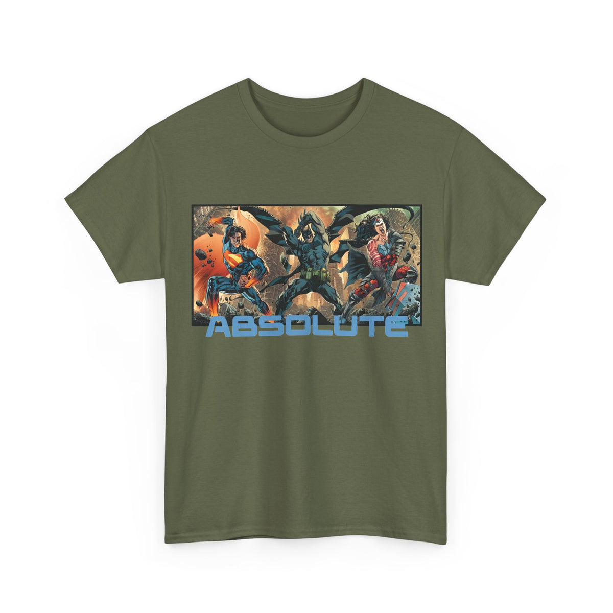 Absolute Trinity T-Shirt - Bryan Hitch Art - Batman, Superman, Wonder Woman - DC Comics