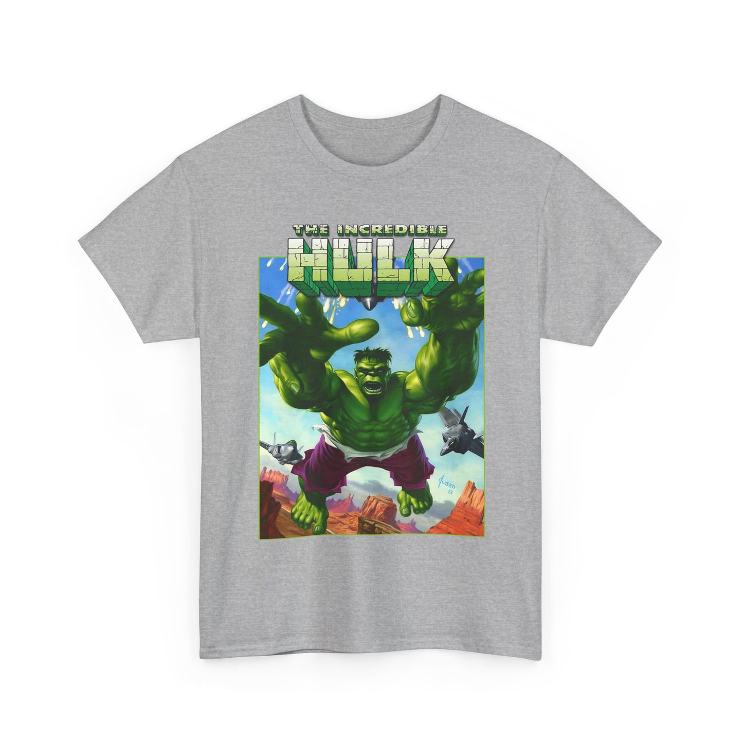 Incredible Hulk T-Shirt - Joe Jusko Art - Bruce Banner - Marvel Comics