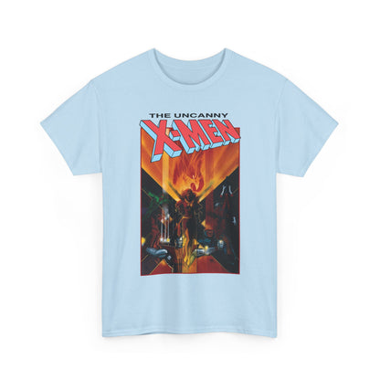 Uncanny X-Men T-Shirt - Bill Sienkiewicz Art - Phoenix, Cyclops, Colossus, Wolverine - Marvel Comics