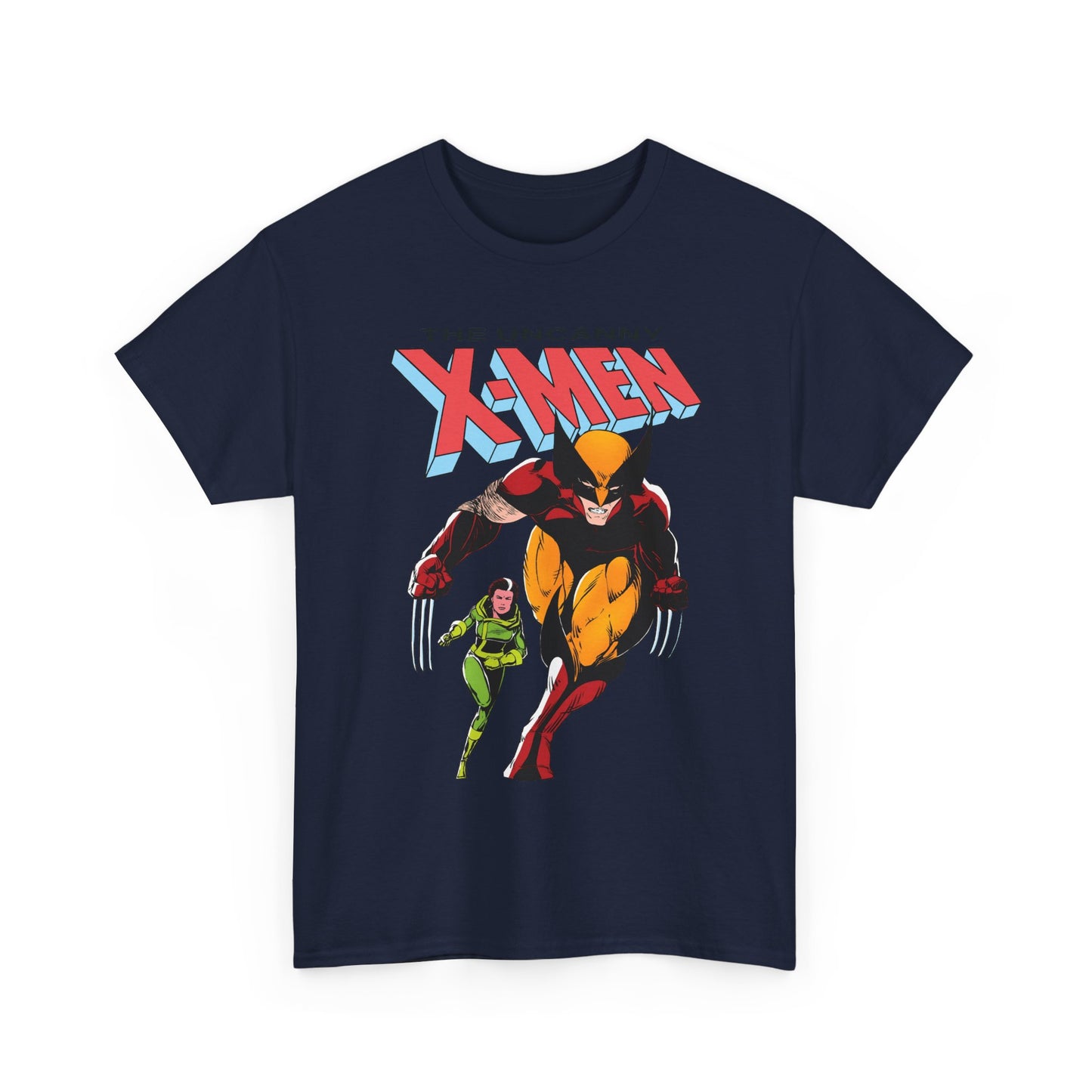 Wolverine & Rogue T-Shirt - Paul Smith Art - X-Member, Mutants - Marvel Comics - Uncanny X-Men #173 Cover - Logan