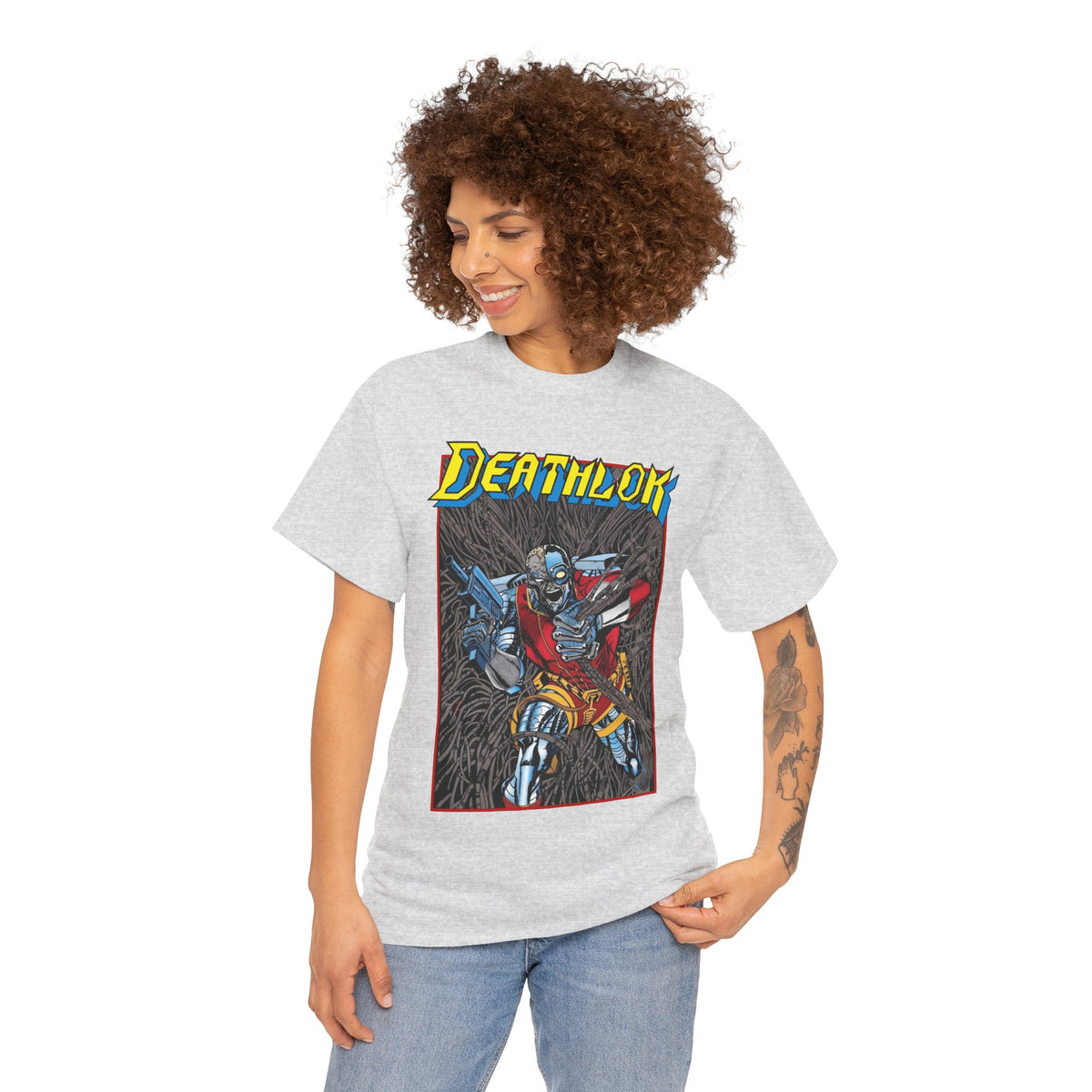 Deathlok T-Shirt - Denys Cowan Art - #1 Cover Art (1991) - Marvel Comics