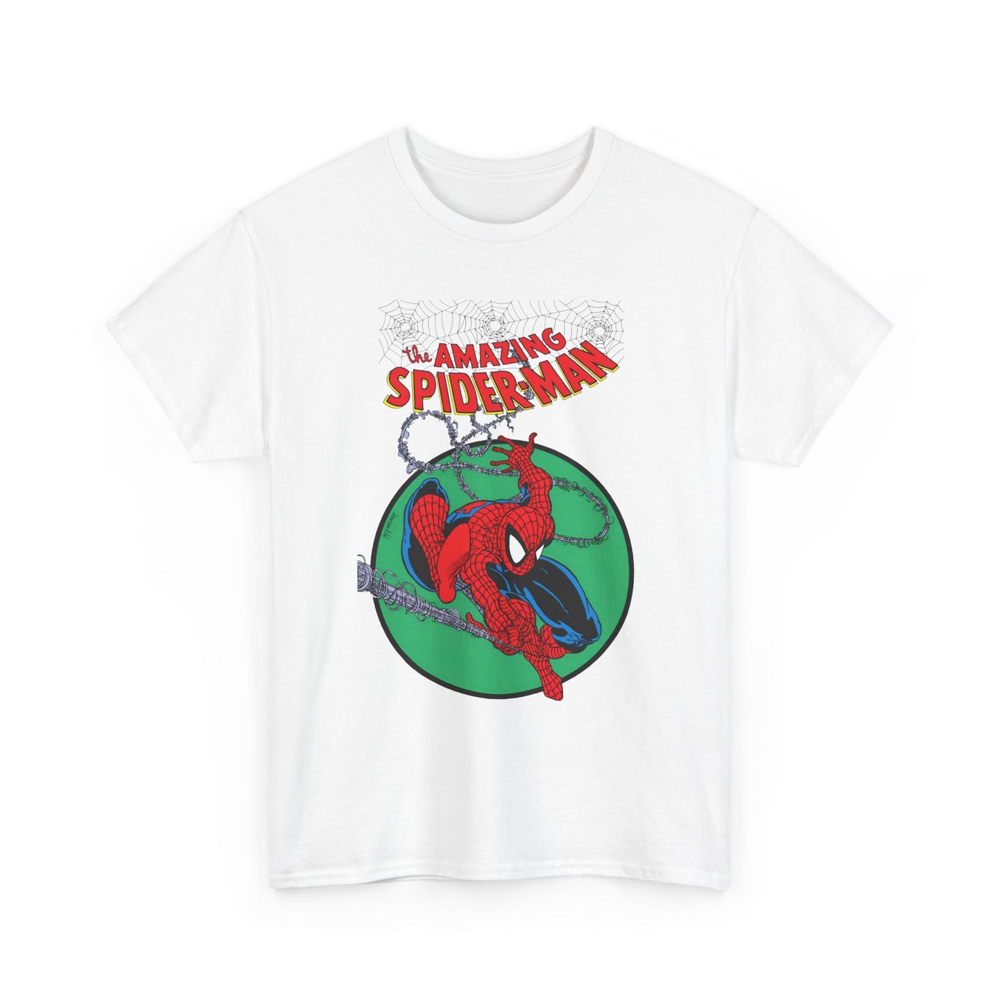 Amazing Spider-Man T-Shirt - Todd McFarlane Art - Cover to Issue #301 - Peter Parker, Web-Slinger - Marvel Comics
