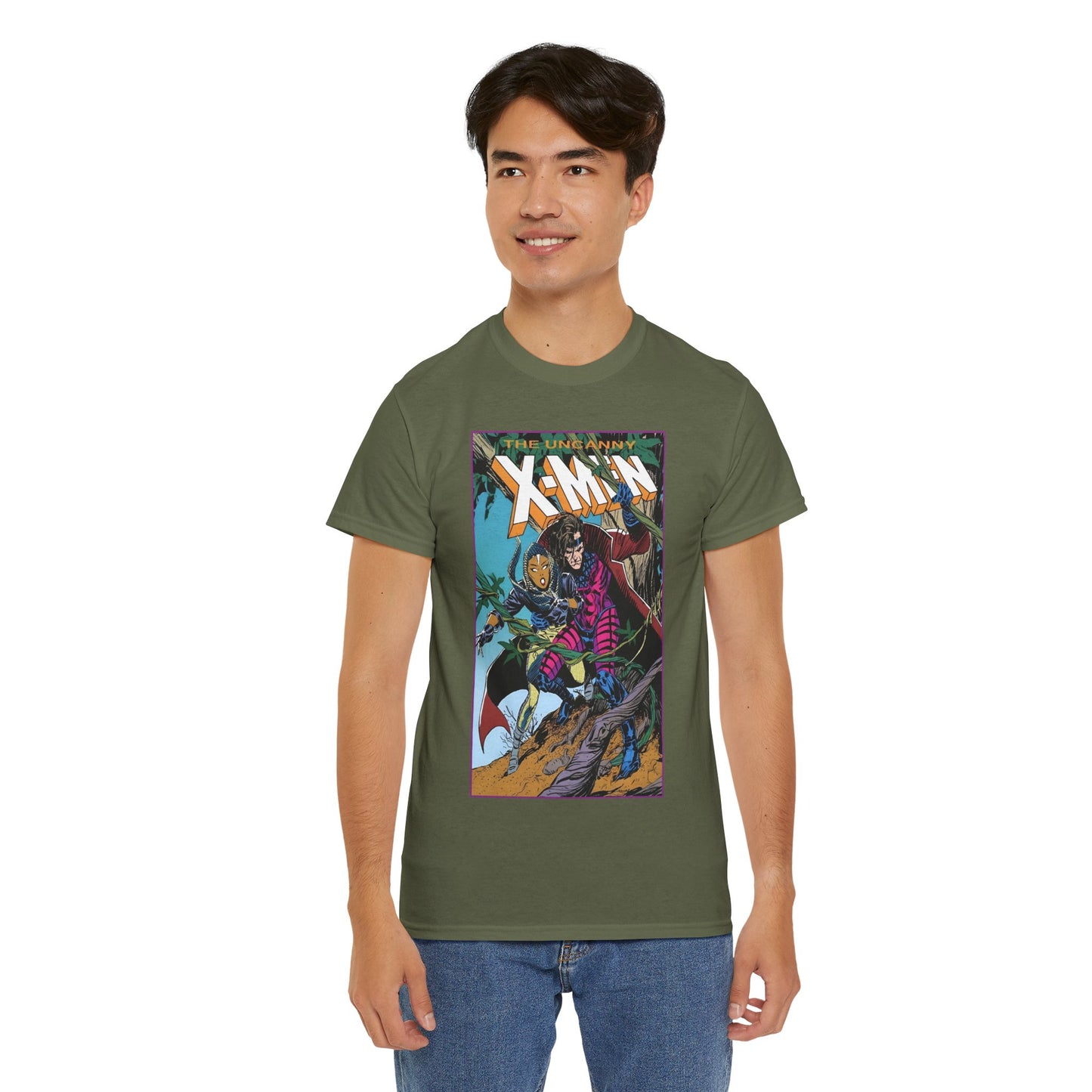 Uncanny X-Men T-Shirt - Andy Kubert Art - Storm & Gambit - #226 Cover - Marvel Comics