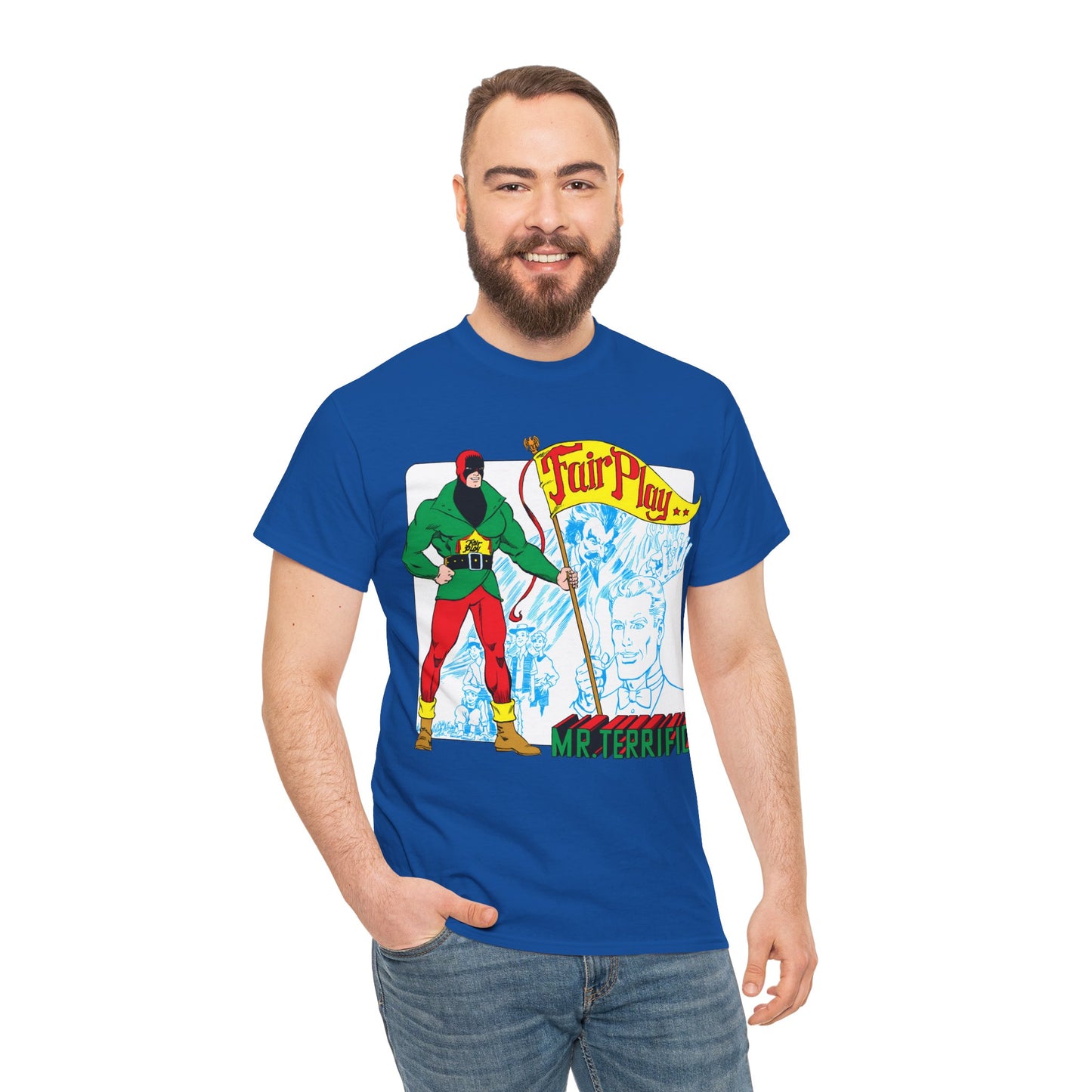 Mr Terrific T-Shirt - Stephen DeStefano Art - Who's Who in the DC Universe Entry - DC Comics